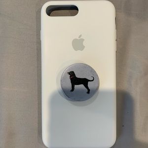 Iphone 7/8+ White Silicone Apple Case